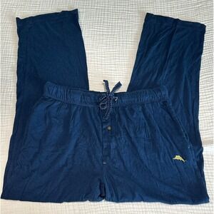 Tommy Bahama Mens Pajama Pants Medium Blue‎ Lounge Sleepwear Bottoms